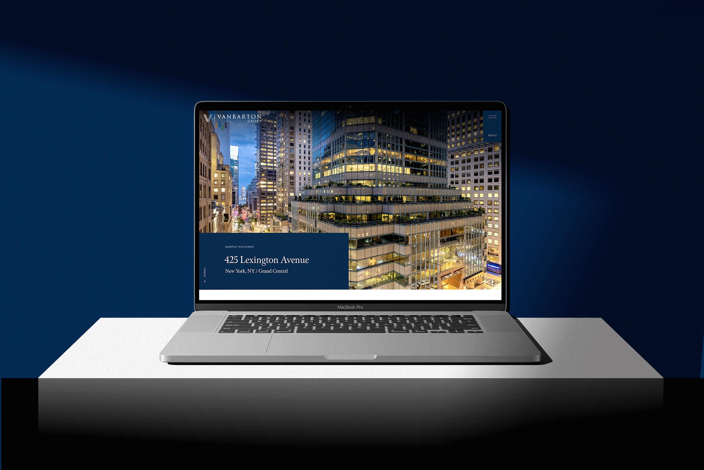 Vanbarton Partners responsive website design showcase